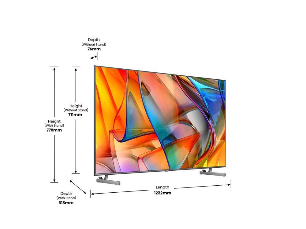 Hisense 55" 55U6KQ 4K UHD Smart MiniLED TV (Újracsomagolt)