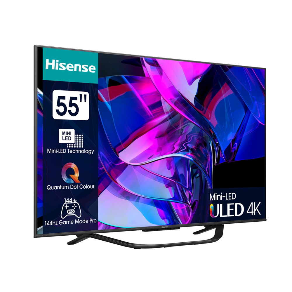 Hisense 55" 55U7KQ 4K UHD Smart MiniLED TV (Újracsomagolt)