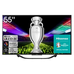 Hisense 55" 55U7KQ 4K UHD Smart MiniLED TV (Újracsomagolt)