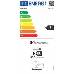 Hisense 55" 55U7SE 4K UHD Smart MiniLED TV