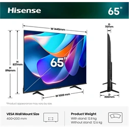 Hisense 65" 65A6S 4K UHD Smart LED TV