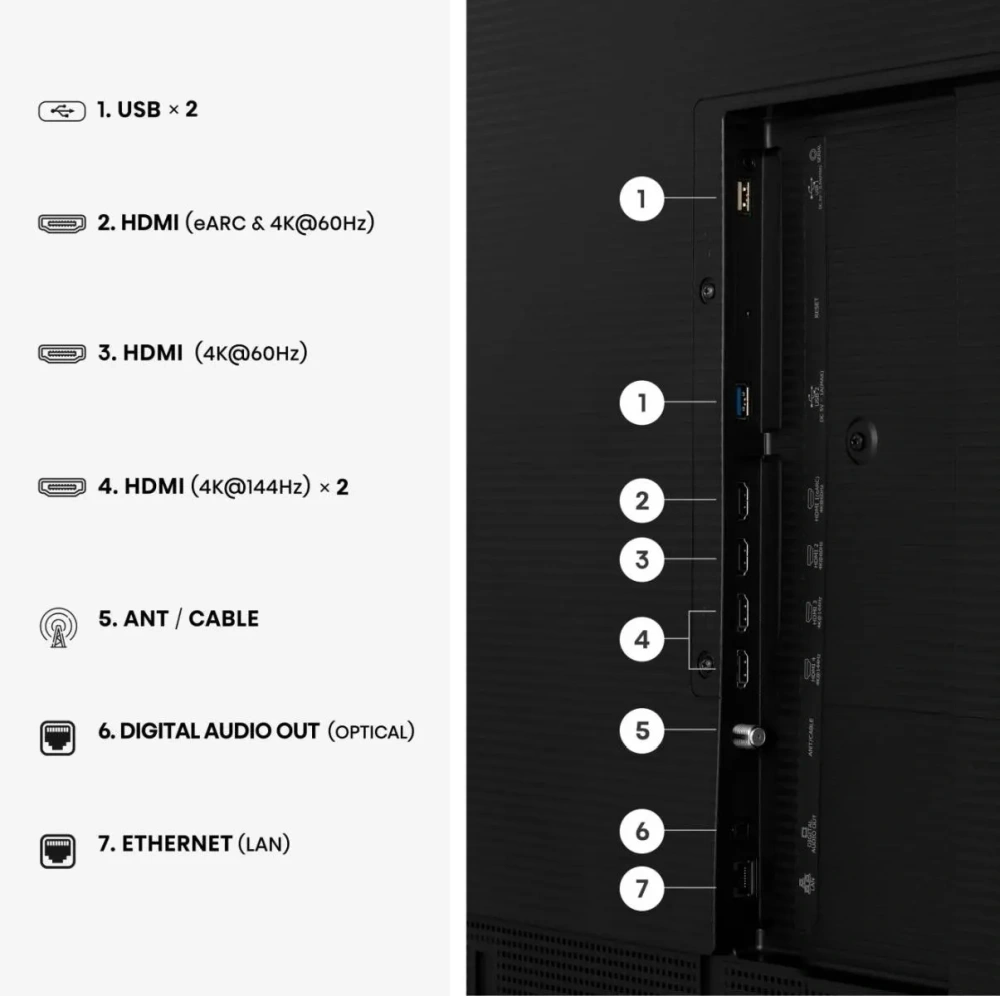 Hisense 65" 65S7S 4K UHD LifeStyle QLED TV