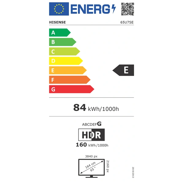 Hisense 65" 65U7SE 4k UHD Smart MiniLED TV