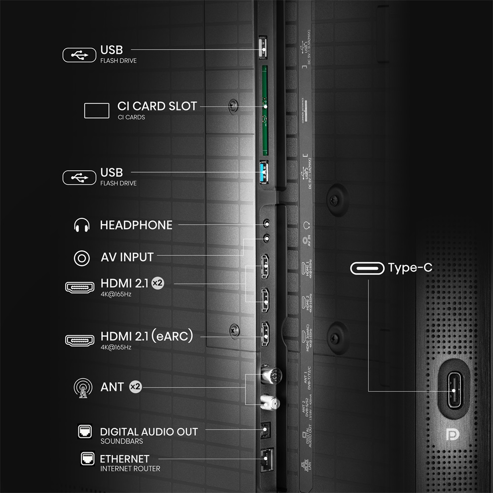 Hisense 65" 65U8Q 4K UHD Smart MiniLED ULED TV