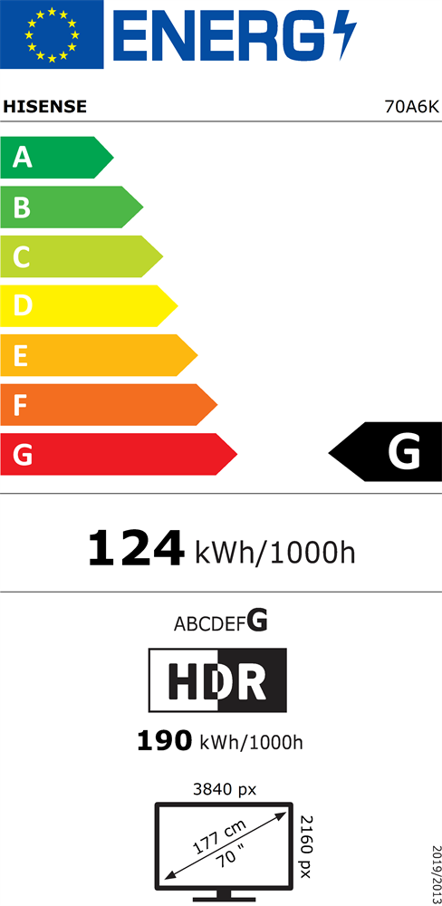 Hisense 70" 70A6K 4K UHD Smart LED TV