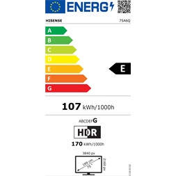 Hisense 75" 75A6Q 4K UHD Smart LED TV