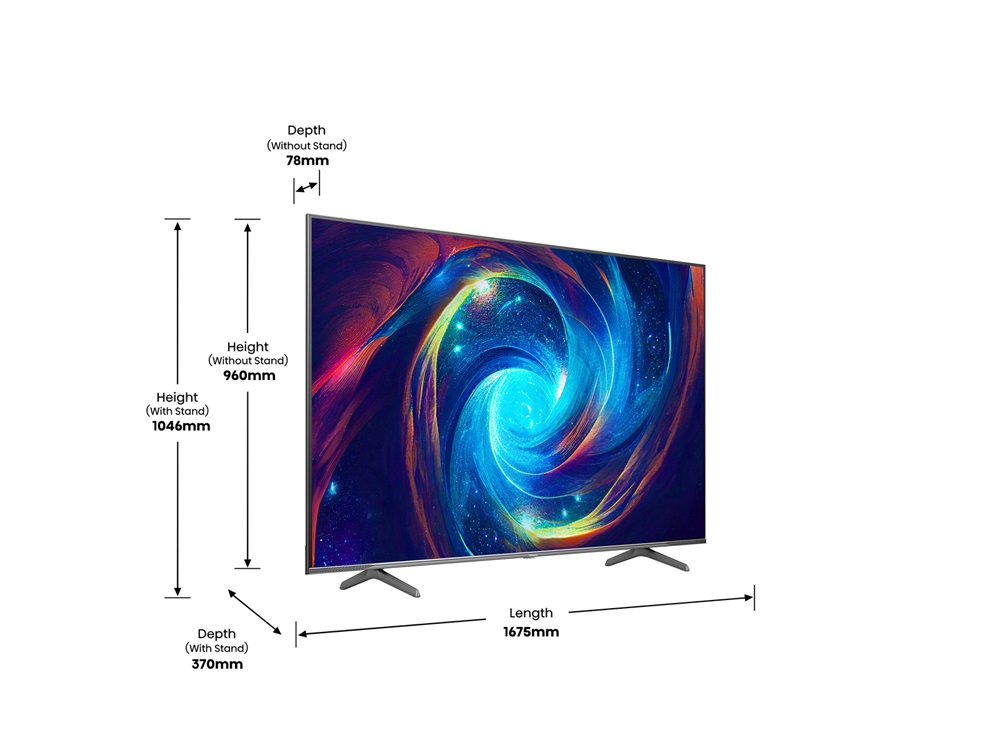 Hisense 75" 75E7KQPRO 4K UHD Smart QLED TV