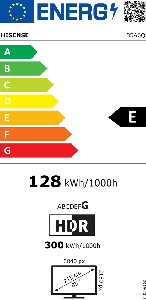 Hisense 85" 85A6Q 4K UHD Smart LED TV