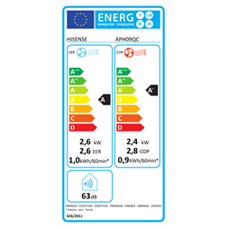 Hisense APH09QC 2,4/2,6kW hűtő-fűtő wifis mobil klíma