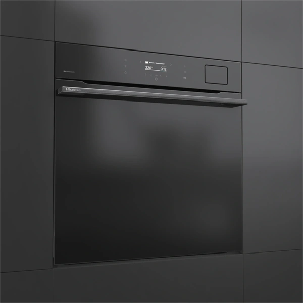 Hisense BAS614P8B fekete, beépíthető, multifunkciós, 60 cm, sütő