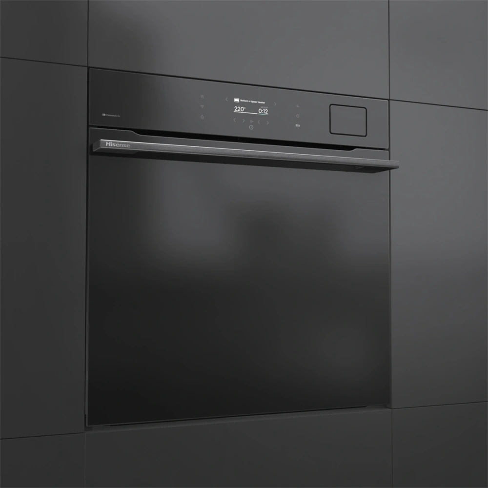 Hisense BAS614P8B fekete, beépíthető, multifunkciós, 60 cm, sütő