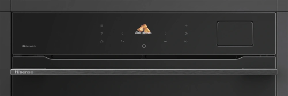 Hisense BAS614P8B fekete, beépíthető, multifunkciós, 60 cm, sütő