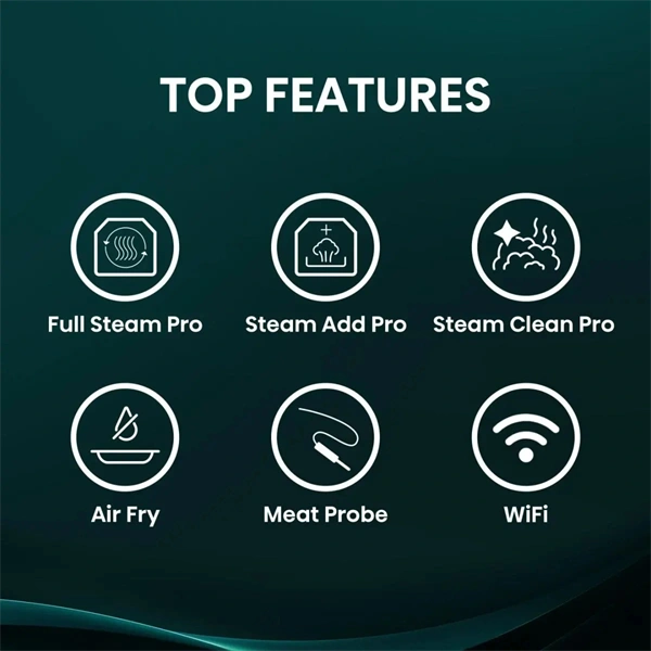 Hisense BFS615S8B fekete, beépíthető, multifunkciós, 60 cm, sütő