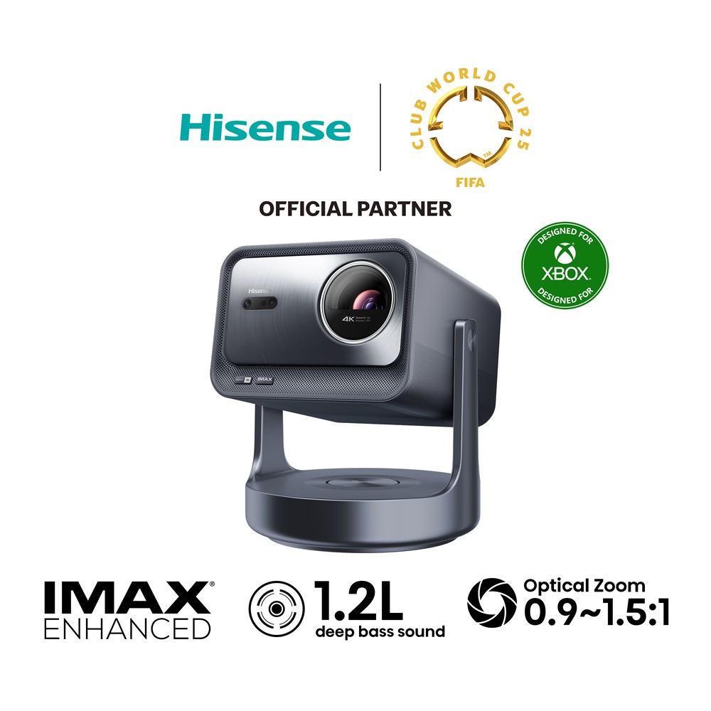Hisense C2 Ultra 65"-300" 4K Smart IMAX mini-lézer projektor