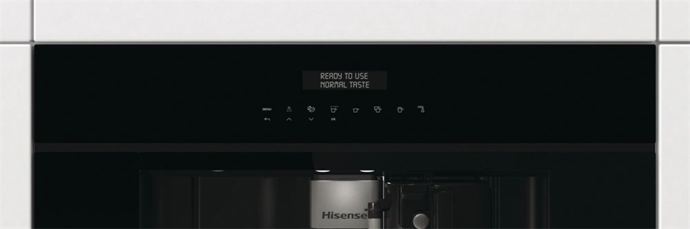 Hisense CM4340DBG fekete, beépíthető, automata, integrált kávéfőző