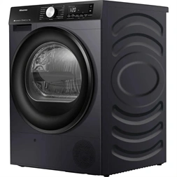 Hisense DH3S902BBCC fekete, hőszivattyús, 9 kg, szárítógép