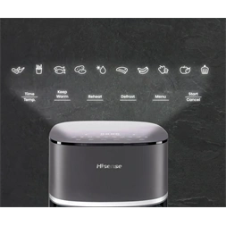 Hisense HAF1900D antracit 7L forrólevegős sütő