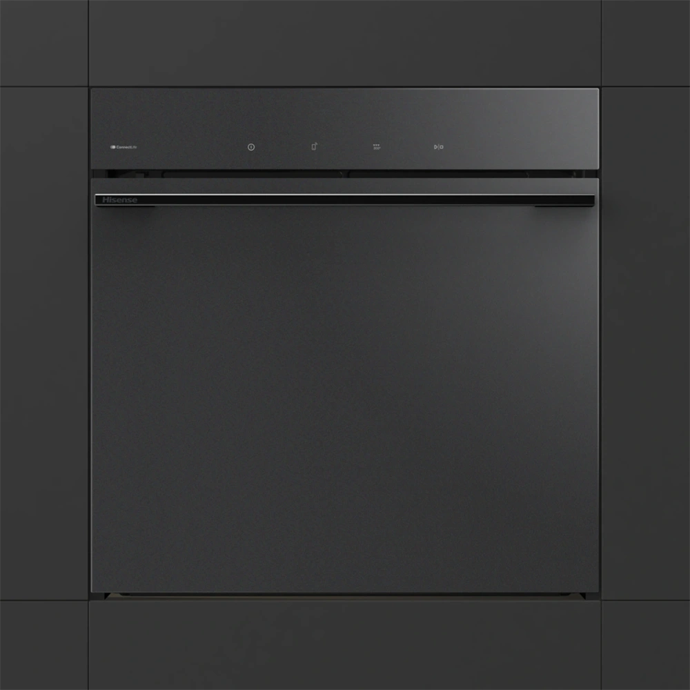 Hisense HO66MB PizzaChef fekete, beépíthető, légkeveréses sütő