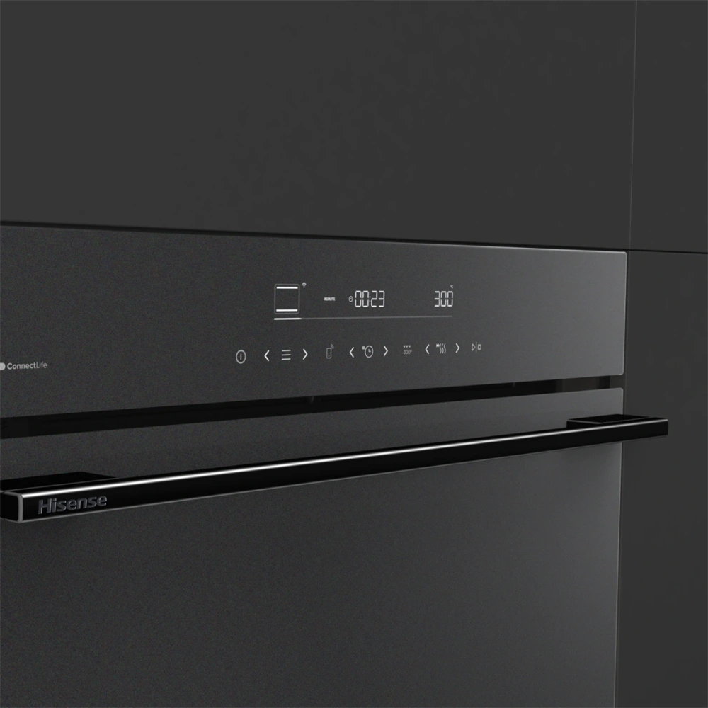 Hisense HO66MB PizzaChef fekete, beépíthető, légkeveréses sütő