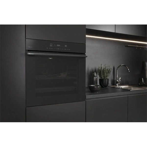 Hisense HO66MB PizzaChef fekete, beépíthető, légkeveréses sütő