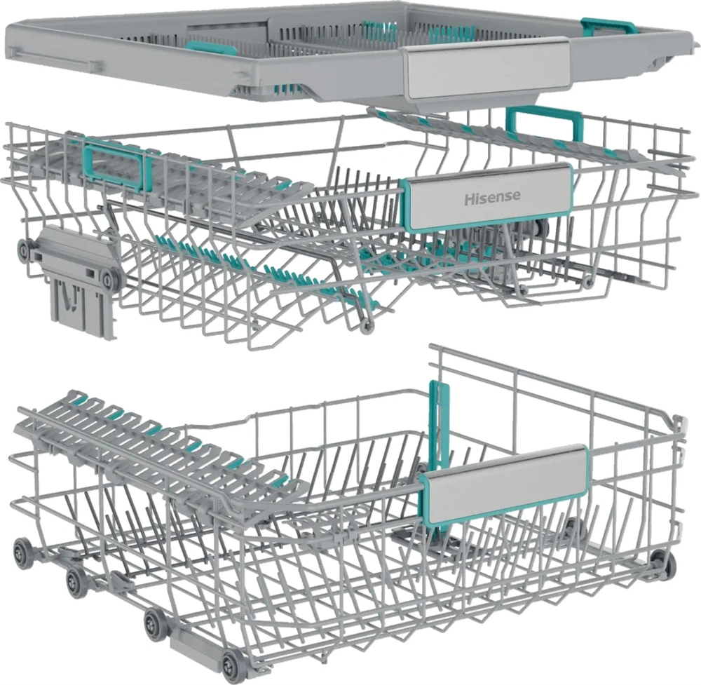 Hisense HV673A65 teljesen beépíthető, 60 cm, 16 terítékes, mosogatógép
