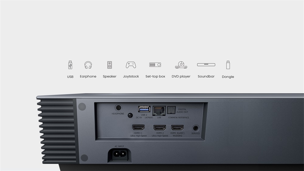 Hisense PX3-PRO 80"-150" 4K Smart LASER Cinema lézer projektor
