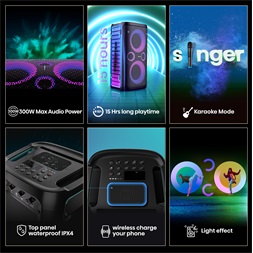 Hisense Party Storm 300W Bluetooth party hangszóró