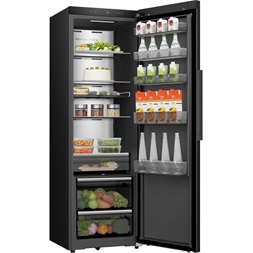 Hisense RB3K330SAID fekete, egyajtós, Hűtő:372L hűtőszekrény