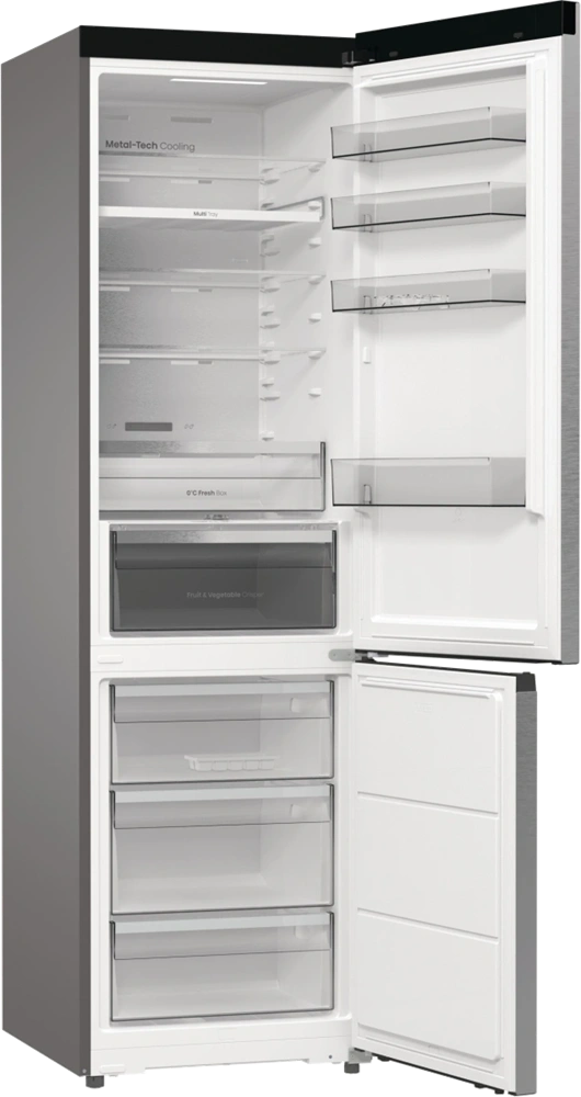Hisense RB5P410SACA szürke, szabadonálló, alulfagyasztós hűtőszekrény