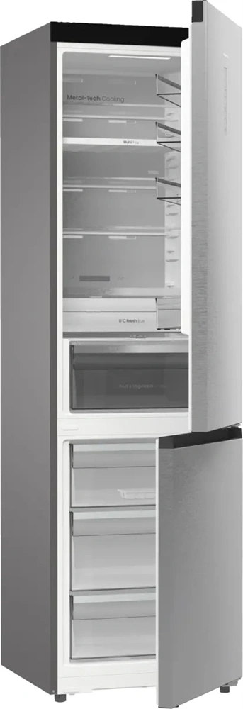 Hisense RB5P410SACC szürke, szabadonálló, alulfagyasztós hűtőszekrény