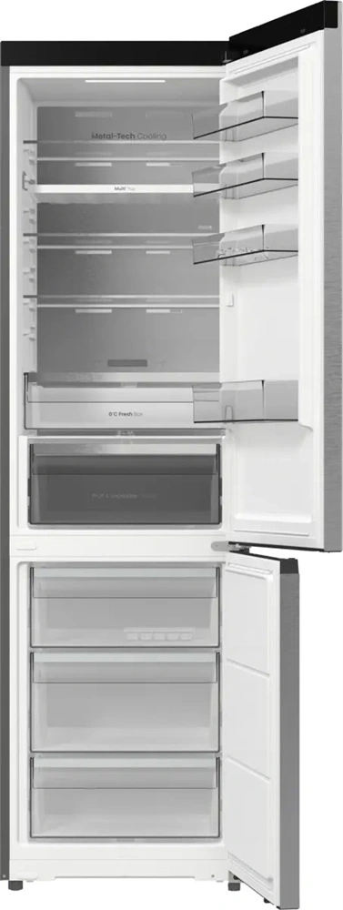 Hisense RB5P410SACC szürke, szabadonálló, alulfagyasztós hűtőszekrény