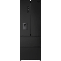Hisense RF5S454GMFE fekete, szabadonálló, No Frost, franciaajtós hűtőszekrény