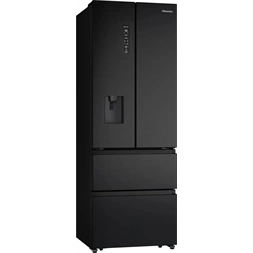 Hisense RF5S454GMFE fekete, szabadonálló, No Frost, franciaajtós hűtőszekrény