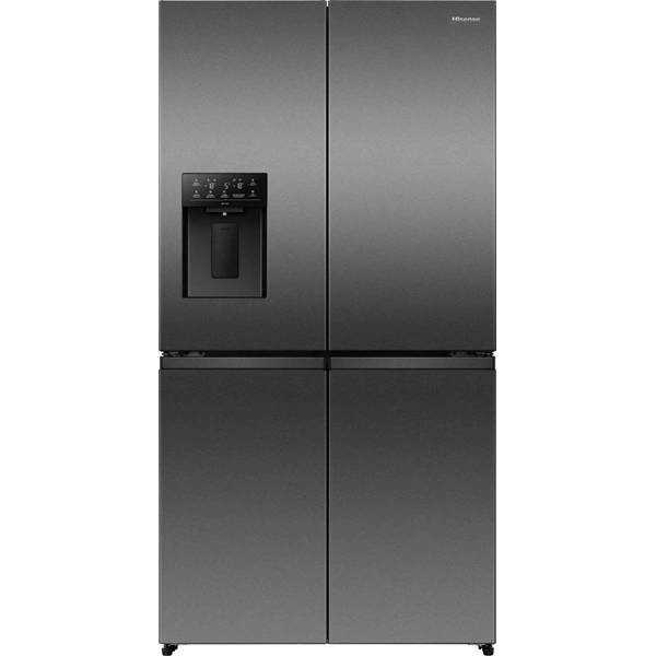 Hisense RQ5P640SYKD fekete, négyajtós, No Frost, 640 l, MultiDoor hűtőszekrény