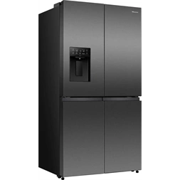 Hisense RQ5P640SYKD fekete, négyajtós, No Frost, 640 l, MultiDoor hűtőszekrény