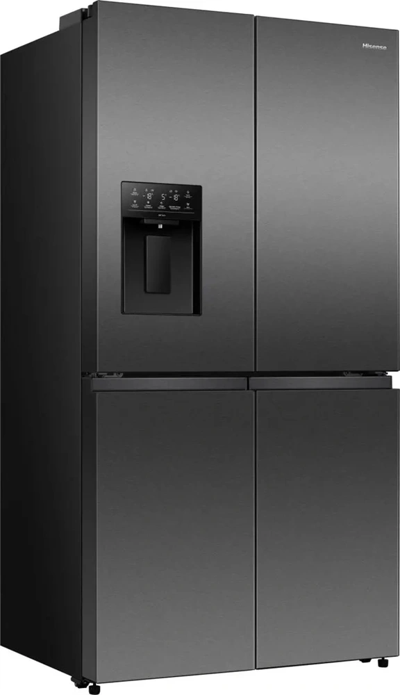 Hisense RQ5P640SYKD fekete, négyajtós, No Frost, 640 l, MultiDoor hűtőszekrény