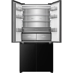 Hisense RQ768N4GBE fekete, négyajtós, No Frost, MultiDoor hűtőszekrény