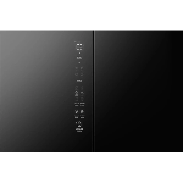 Hisense RQ768N4GBE fekete, négyajtós, No Frost, MultiDoor hűtőszekrény