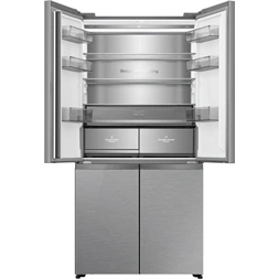 Hisense RQ768N4GVE szürke, négyajtós, No Frost, MultiDoor hűtőszekrény