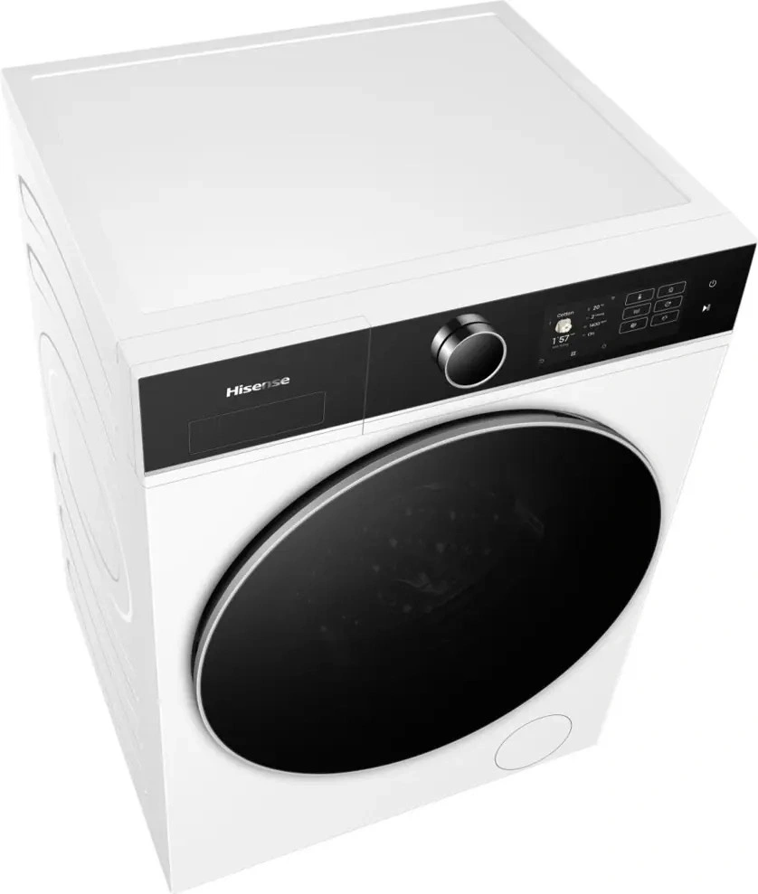 Hisense WD5i1045BWQ fehér, elöltöltős, 10,5 kg mosás, 6 kg szárítás, 1400 ford./perc, mosó-szárítógép