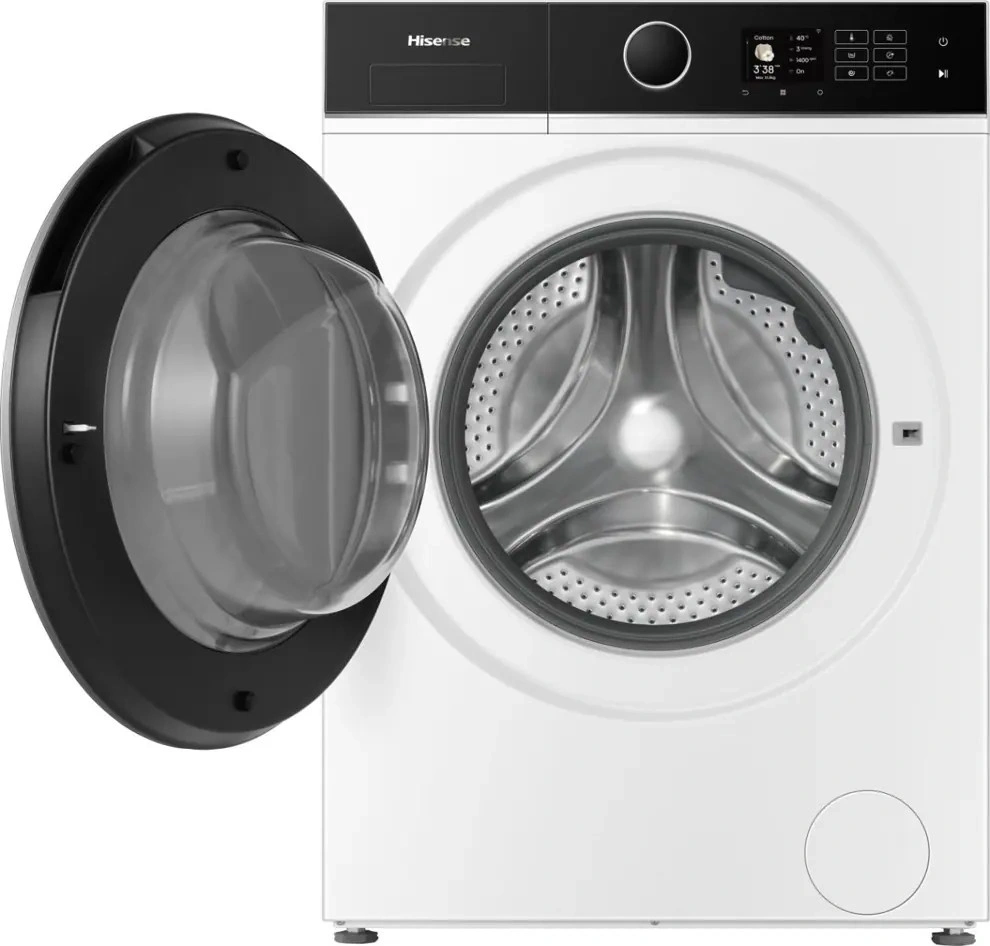 Hisense WD5i1045BWQ fehér, elöltöltős, 10,5 kg mosás, 6 kg szárítás, 1400 ford./perc, mosó-szárítógép