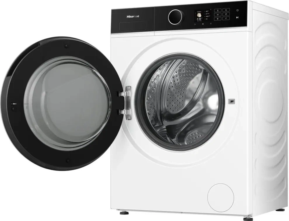 Hisense WD5i1045BWQ fehér, elöltöltős, 10,5 kg mosás, 6 kg szárítás, 1400 ford./perc, mosó-szárítógép