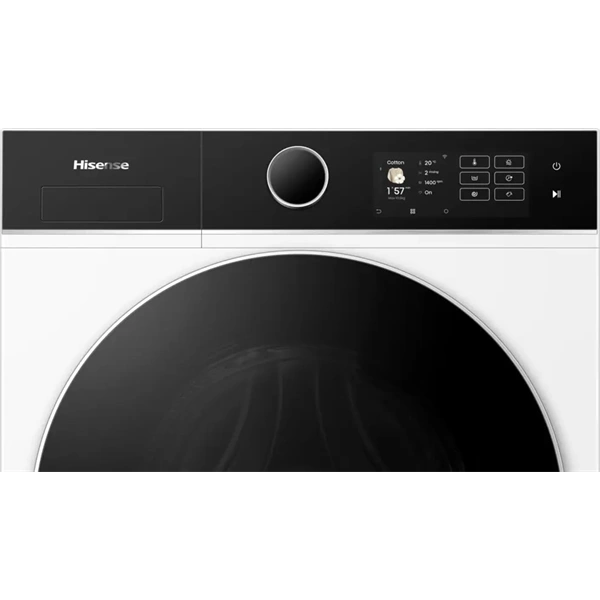 Hisense WD5i1045BWQ fehér, elöltöltős, 10,5 kg mosás, 6 kg szárítás, 1400 ford./perc, mosó-szárítógép