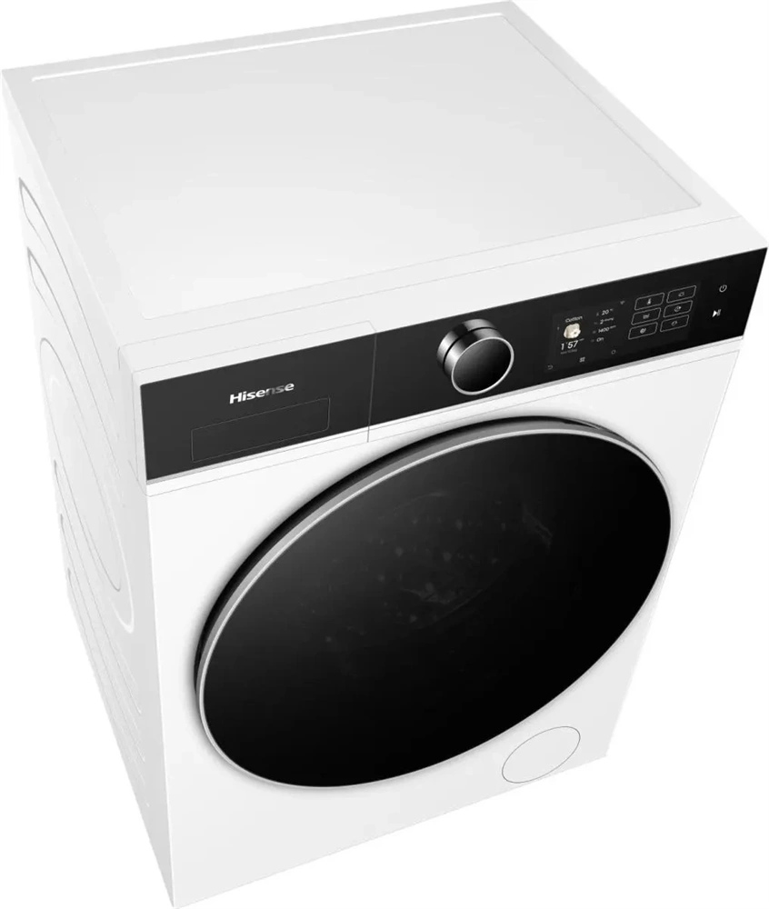 Hisense WF5i1045BWQ fehér, elöltöltős, 10,5 kg, 1400 ford./perc, gőzfunkció, WiFi, mosógép