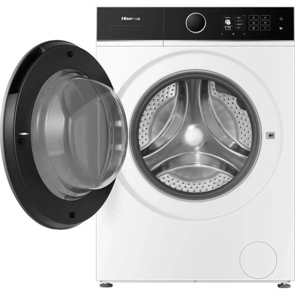 Hisense WF5i1045BWQ fehér, elöltöltős, 10,5 kg, 1400 ford./perc, gőzfunkció, WiFi, mosógép