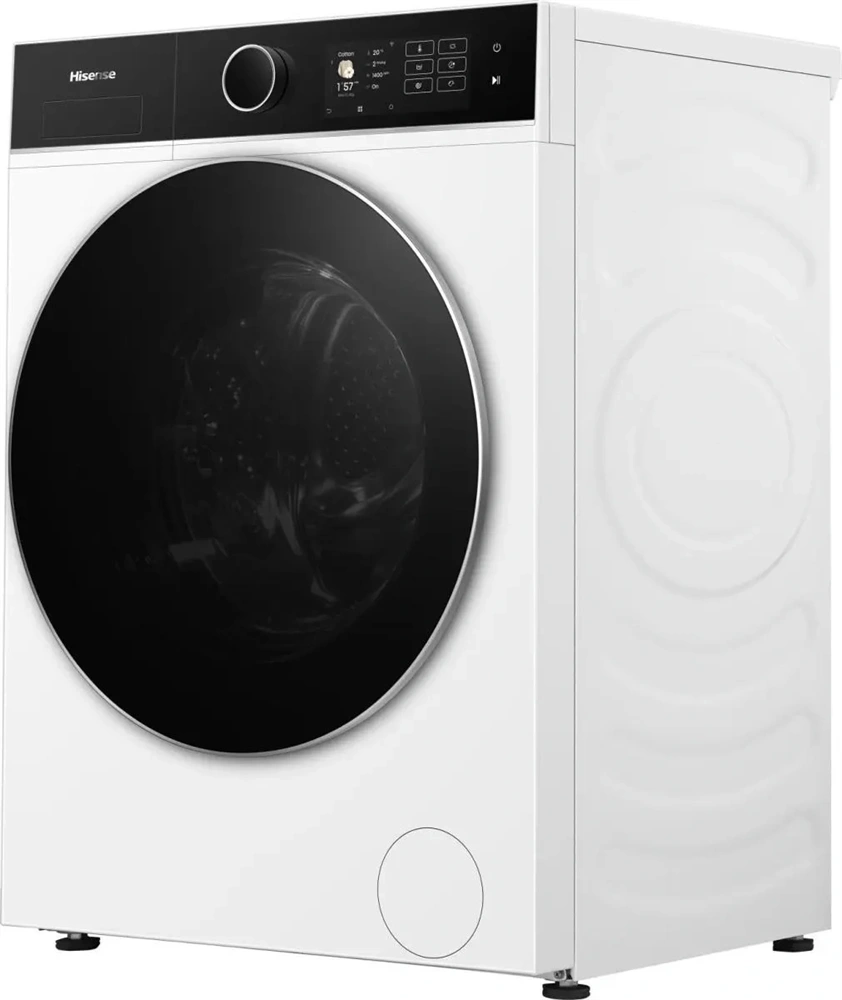 Hisense WF5i1045BWQ fehér, elöltöltős, 10,5 kg, 1400 ford./perc, gőzfunkció, WiFi, mosógép