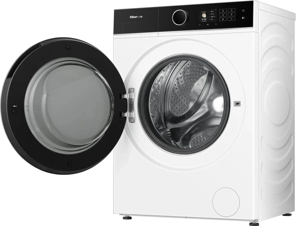 Hisense WF5i1045BWQ fehér, elöltöltős, 10,5 kg, 1400 ford./perc, gőzfunkció, WiFi, mosógép