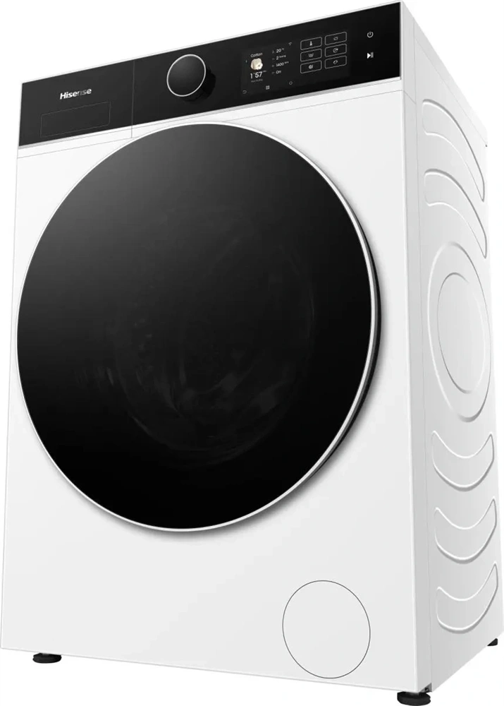 Hisense WF5i1045BWQ fehér, elöltöltős, 10,5 kg, 1400 ford./perc, gőzfunkció, WiFi, mosógép