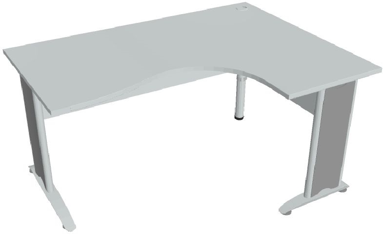 Hobis CROSS CE 2005 L szürke 160x120 cm bal ergo asztal