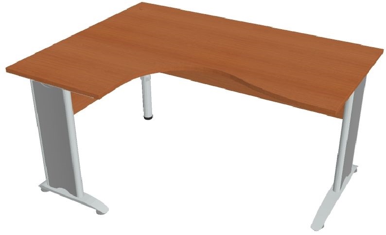 Hobis CROSS CE 2005 P cseresznye 160x120 cm jobb ergo asztal